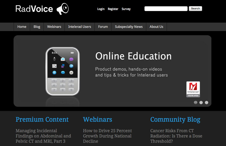 RadVoice Online Community for Radiologists